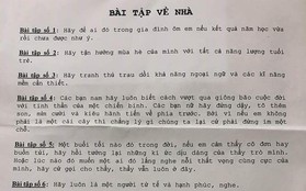 "Hãy cứ gọi cho thầy, thầy vẫn luôn ở đây", 6 bài tập về nhà của thầy giáo Sài Gòn khiến học sinh bật khóc nức nở