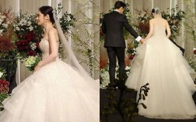 Đám cưới Hoa - Hàn hot nhất hôm nay: Choo Ja Hyun hoá nữ thần diện váy cưới trắng tinh khôi, e ấp bên Vu Hiểu Quang