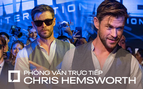 Phỏng vấn trực tiếp "Thần sấm" Chris Hemsworth: Muốn bứng Black Widow và Hulk đóng chung Men in Black, con gái là fan cứng Wonder Woman!