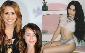 Ai ngờ cô em út của Miley Cyrus nay đã lớn thế này, lại còn khoe body nuột chẳng kém gì chị gái