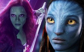 Từ Avatar đến Endgame mới thấy cứ việc "tạt thùng sơn xanh" lên cô đào "Gamora" là doanh thu nghìn tỷ!