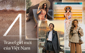 Điểm danh 4 "gương mặt vàng trong làng travel girl" mới nổi: Ai cũng xinh đẹp, có gu và đi du lịch nhiều như đi chợ