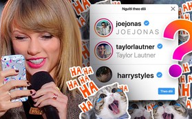 Bạn có biết: Dù đã chia tay nhưng hội người yêu cũ vẫn còn follow Taylor Swift trên instagram?