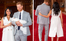 Hóa ra đằng sau hành động bế con của Hoàng tử Harry thay cho vợ và Meghan đặt tay sau lưng chồng lại mang nhiều ý nghĩa đến vậy