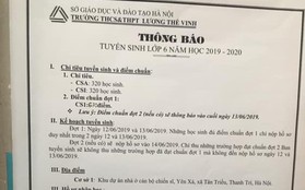 Trường thay đổi điểm chuẩn bất ngờ giữa đêm khiến học sinh khóc ròng vì hôm qua đỗ, sáng ngủ dậy đã trượt