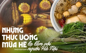 Những thức uống này nghe thì lạ lẫm với người Hà Nội, chứ ở Sài Gòn mùa hè năm nào cũng bán khắp mọi nẻo đường