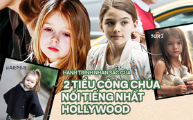 Hành trình nhan sắc 2 công chúa nhà sao hot nhất Hollywood: Harper Beckham xinh ra, Suri Cruise ngày càng bị dìm