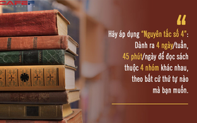 Biến đọc sách trở thành thói quen lâu dài bằng "Nguyên tắc số 4" của tiến sĩ ĐH Yale: Làm theo không khó, muốn đổi đời nhất định phải thử qua một lần!