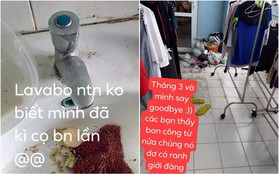 Nguyên phòng gái xinh ra đường nước hoa lồng lộn, về nhà thì rác chất đầy cửa khiến dân mạng ngán ngẩm