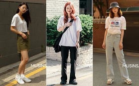 Street style giới trẻ Hàn: chẳng màng lồng lộn, các cô nàng chất chơi chứng minh mùa hè cứ lên đồ thật thoải mái là "best"