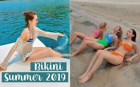 Ngắm ảnh bikini của hội hot girl Việt hè này không chỉ sướng mắt mà còn "hóng" được bao kiểu đẹp hot thôi rồi