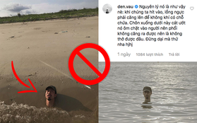 Hé lộ cảnh “chôn mình dưới cát” bị cắt trong MV mới, nhưng Đen Vâu khuyên fan đi biển tuyệt đối không nên làm theo vì lý do này