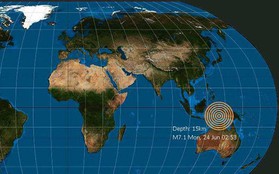 Indonesia: Động đất mạnh 7,7 độ richter ngoài khơi biển Banda
