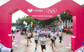 Lazada tổ chức Olympic Day Run, công bố là đối tác của Olympic trong 9 năm tới