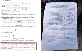 Đề Toán lớp 10 tại TPHCM được gõ lại nhưng thừa duy nhất một chữ khiến dân mạng hiểu nhầm