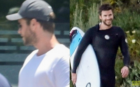 Liam Hemsworth xuất hiện sau tin đồn ly hôn cùng Miley Cyrus, biểu cảm đặc biệt gây chú ý