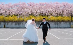 Ảnh cưới lãng mạn của Linh kute - Bước nhảy xì tin và ông xã tại Hàn Quốc