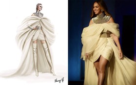 Oách chưa từng thấy: Beyonce diện đồ của NTK Phương My, và đó là thiết kế độc bản của riêng diva tầm cỡ