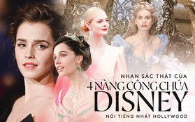 Nhan sắc 4 nàng công chúa Disney trong phim và đời thực: Emma Watson gây thất vọng giữa dàn ngọc quý đẹp lạ