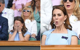 Chung kết Wimbledon: Công nương Kate hết ôm mặt lại chu môi ngạc nhiên tột độ khi chứng kiến trận siêu kinh điển quần vợt, "Doctor Strange" và "Loki" ăn mặc lịch lãm như đi thử vai "Mật vụ Kingsman"