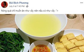 Bích Phương đã hết "lầy", trở lại với mâm cơm đảm đang được khen đúng chuẩn "con gái Bắc"