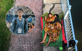 Tác giả bức ảnh 2 vợ chồng vô gia cư ôm nhau ngủ dưới chân cầu ở Sài Gòn: "Có lẽ mình sẽ quay lại đó gặp họ"