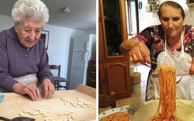 Pasta Grannies: Những người bà làm mì Ý tóc bạc phơ sở hữu kênh Youtube trăm nghìn theo dõi