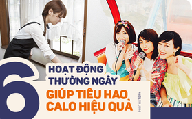 Đo đếm lượng calo tiêu thụ được qua những hoạt động quen thuộc