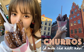 Mặc dù Lisa selfie cùng churros giữa Stockholm (Thuỵ Điển), nhưng hoá ra đó lại là món ăn đường phố nổi tiếng ở một nơi… chẳng liên quan gì