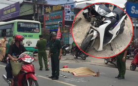 Cô gái đi SH tử vong thương tâm sau va chạm với xe buýt ở Sài Gòn