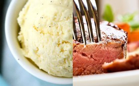 Nếu vừa thích steak vừa thích kem thì món kem steak này sinh ra để dành cho bạn