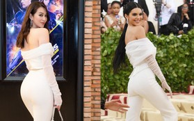 Hẳn 3 lần mặc giống y xì, Kendall Jenner chắc là bạn tâm giao của Khánh My rồi!