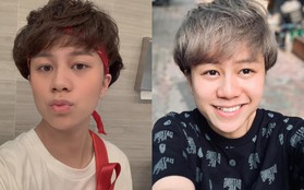 Mới đóng xong 1 vai mà đã bạc cả tóc nhưng may là "tomboyloichoi" Bảo Hân vẫn cool như thường