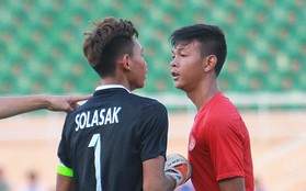 Cầu thủ U18 Lào lao vào xô xát với đối phương ngay sau thất bại tại giải U18 Đông Nam Á