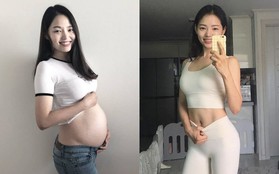 Thêm một "mẹ bỉm sữa" giảm 13kg thành công sau khi sinh, lấy lại vóc dáng quyến rũ vạn người mê
