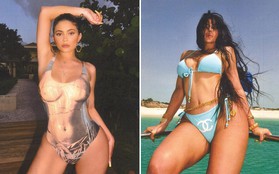 "Đại hội bikini" của Kylie: hở nhiều hay ít cũng phồn thực, ai ngắm đều phải sốc vì độ "siêu to khổng lồ" của V1 và V3 của nàng tỷ phú