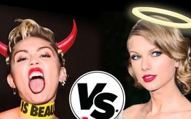 Cùng là MV lyric về tình yêu, cùng tung ra 1 ngày nhưng Taylor Swift và Miley Cyrus ai hơn ai?