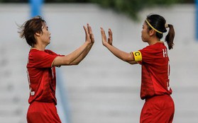 Tuyển nữ Việt Nam tung 50% sức mạnh vẫn thắng nhàn 7-0 trước Indonesia