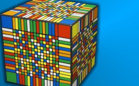 Xem máy tính xoay Rubik khổng lồ hoa cả mắt: 6 tỷ ô màu, cao ngang tòa Burj Khalifa, tốn 2706 tiếng để giải