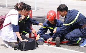 Mỹ nhân hành động: Trương Quỳnh Anh ngã đau đớn khi chạy vượt rào