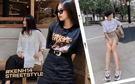 #kenh14streetstyle: Các bạn trẻ lên đồ "dễ ợt" mà vẫn chất đỉnh cao, trong đó có nhiều gợi ý tuyệt hay cho mùa back to school