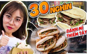 Misthy biểu cảm “50 sắc thái” khi ăn món bánh mì Thiểm Tây đang “sốt xình xịch” tại Sài Gòn, chỉ nhìn thôi đã muốn thử