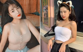 "Hot girl tạp hoá" Hàn Hằng vs girl xinh vòng ngực 108cm: Cùng mê diện áo quây và bikini khoe body triệt để, ai sexy hơn?