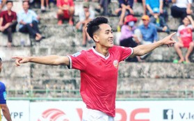 Sao U23 lập siêu phẩm giúp Hồng Lĩnh Hà Tĩnh chính thức thăng hạng lên chơi tại V.League