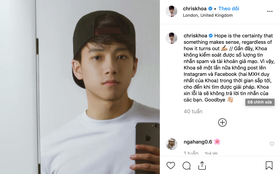 Trai đẹp học giỏi Chris Khoa khoá hết bài đăng trên Facebook, dừng cập nhật Instagram từ năm ngoái: Chuyện gì đang xảy ra?