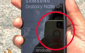 Đỉnh cao leak ảnh 2-trong-1: iPhone XI "phản đam" từ màn hình Galaxy Note 10+, tất cả đều chưa ra mắt