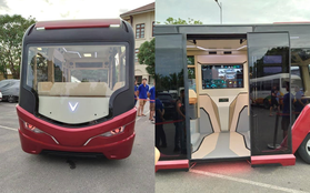 Xuất hiện hình ảnh được cho là chiếc xe buýt của VinFast với thiết kế "đến từ tương lai"