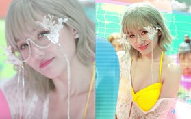 Đối lập hẳn Hoàng Thuỳ Linh đang hoá "bà đồng", Hari Won mặc bikini "cưa sừng làm nghé" trong teaser mới