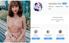 Mina Phạm - vợ 2 Minh Nhựa khoá hết ảnh trên Facebook và Instagram sau khi bị "bóc phốt" sống ảo siêu sâu