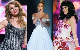 Những màn thay đồ chớp nhoáng của sao US-UK trên sân khấu: Trong khi Taylor Swift, Katy Perry phải vận hết công lực thì Jennifer Lopez đứng yên cũng ra hơn chục bộ váy